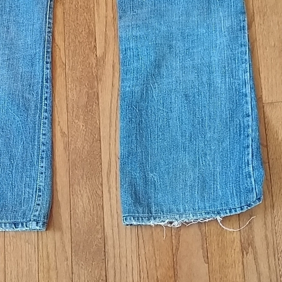 AJ/Armani Distressed Bootcut Jeans sz 32 - Picture 10 of 13